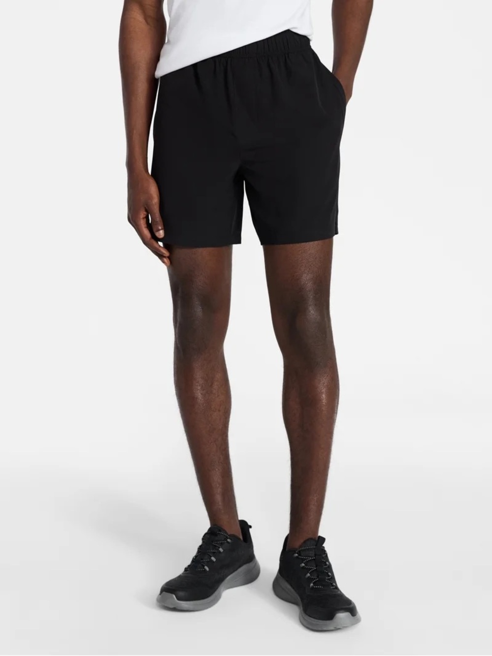 NWOT Athletic Works DriWorks Running Shorts, Men's Large – Black